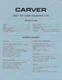 Carver 32 Aft Cabin Brochure