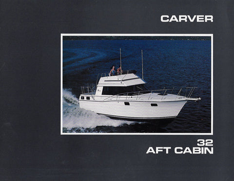 Carver 32 Aft Cabin Brochure