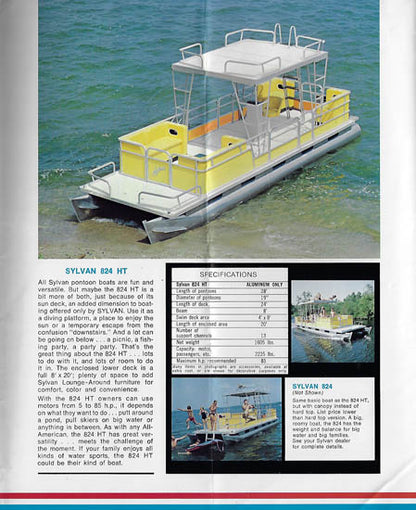 Sylvan 1974 Pontoon Brochure