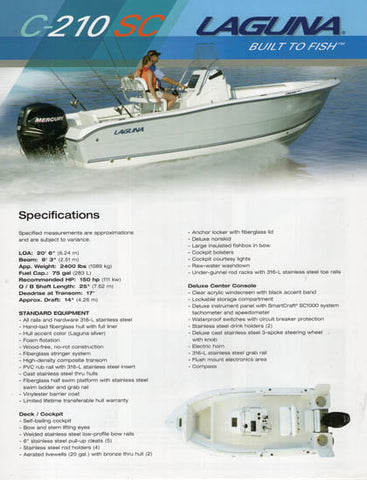 Laguna C-210SC Brochure