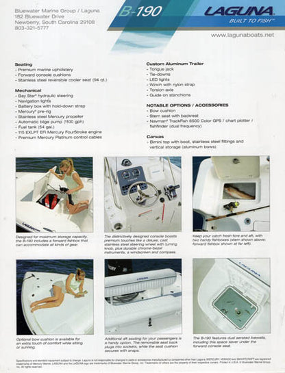 Laguna B-190 Brochure