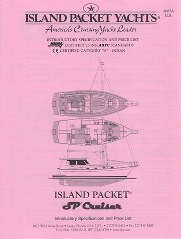 Island Packet SP Cruiser Specification Brochure