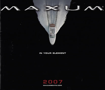 Maxum 2007 Brochure