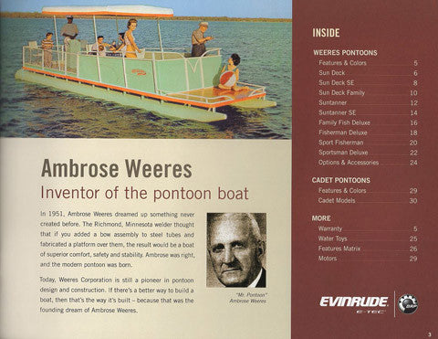 Weeres 2008 Pontoon Brochure