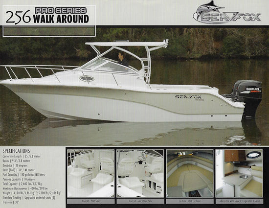 Sea Fox 256 Walk Around Brochure