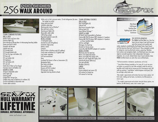 Sea Fox 256 Walk Around Brochure