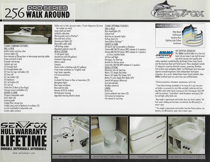 Sea Fox 256 Walk Around Brochure