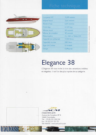 ACM Elegance 38 Brochure