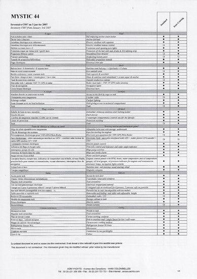 Arcoa Mystic 44 Brochure