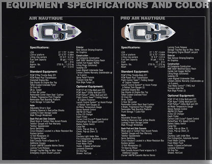Correct Craft 2000 Nautiques Brochure