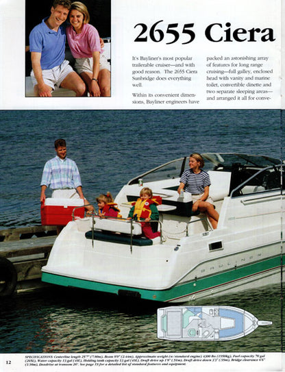 Bayliner 1993 Ciera Brochure