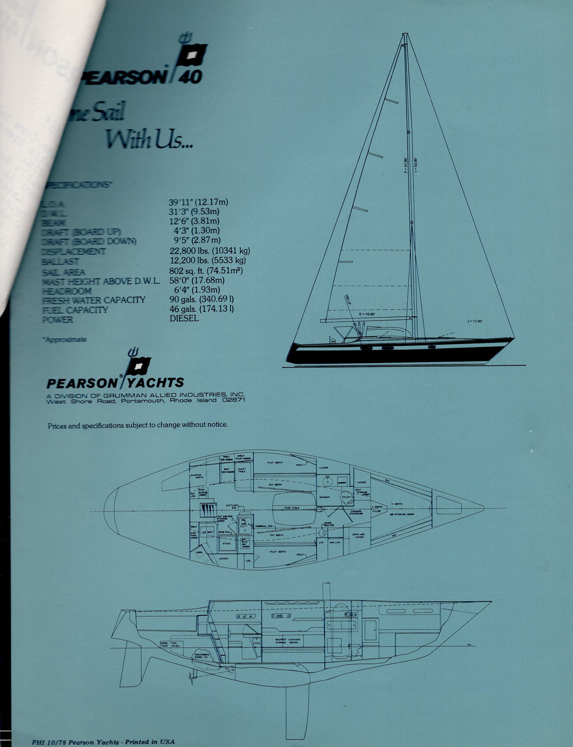 Pearson 40 Brochure