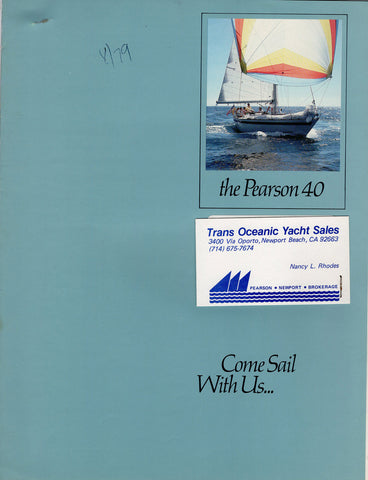 Pearson 40 Brochure