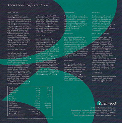 Birchwood Commando 370 Sportsbridge Brochure