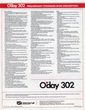 O'Day 302 Brochure