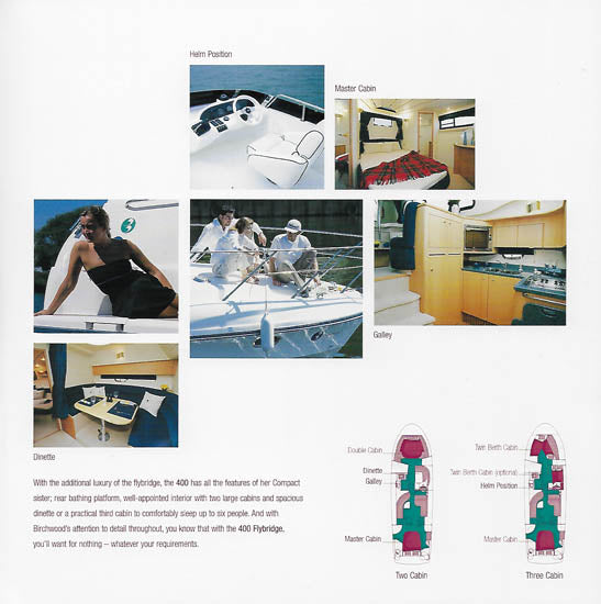 Birchwood Crusader 400 Flybridge Brochure