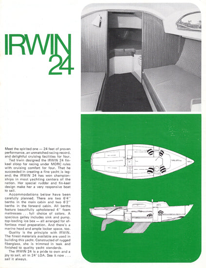 Irwin 24 Brochure
