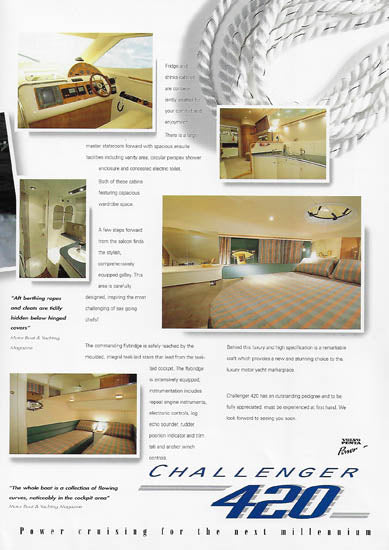 Birchwood  Challenger 420 Brochure
