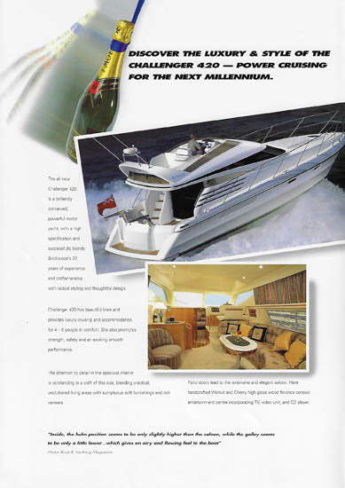 Birchwood  Challenger 420 Brochure
