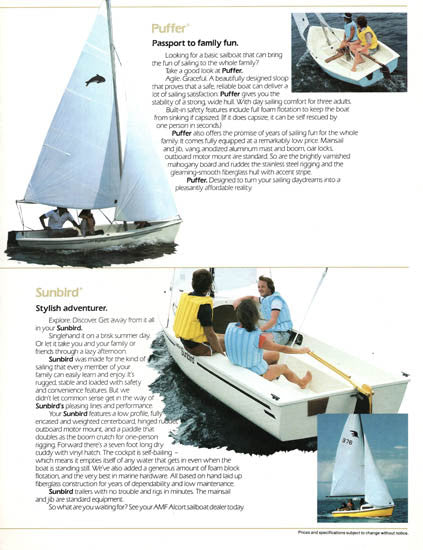 AMF Puffer and Sunbird Brochure