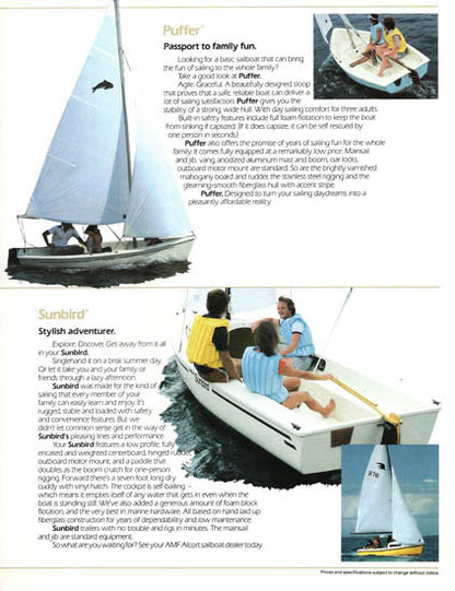 AMF Puffer and Sunbird Brochure
