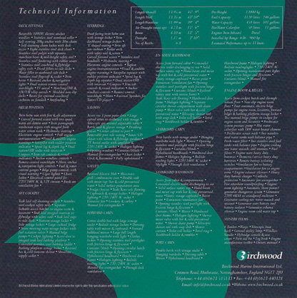 Birchwood Challenger 450 Flybridge Brochure