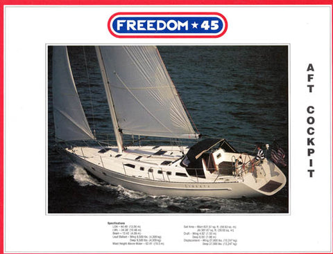 Freedom 45 Aft Cockpit Brochure