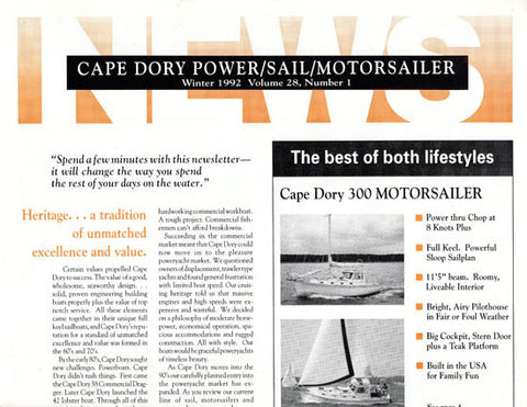 Cape Dory Newsletter