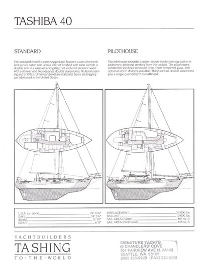 Tashiba 40 Brochure
