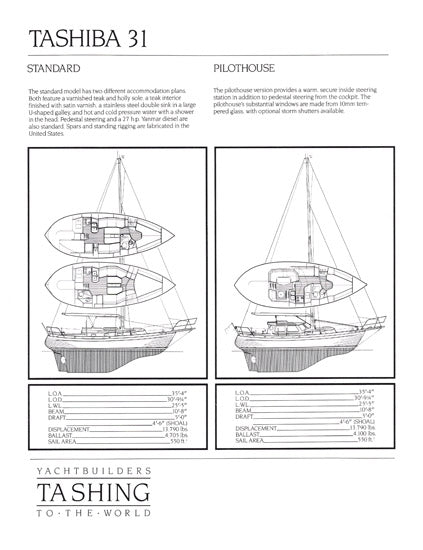 Tashiba 31 Brochure