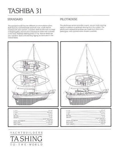 Tashiba 31 Brochure