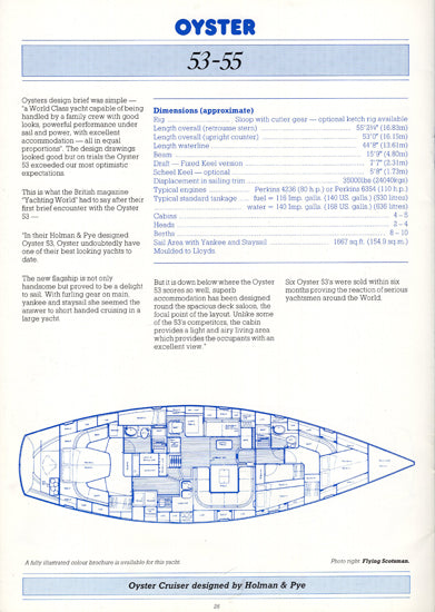Oyster 1990 Brochure