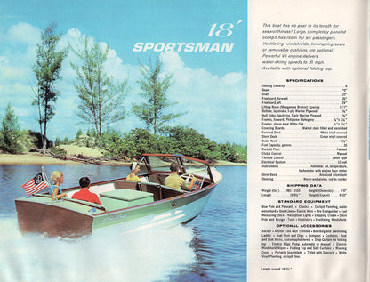 Chris Craft 1962 Sea Skiff Brochure