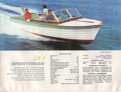Chris Craft 1962 Sea Skiff Brochure