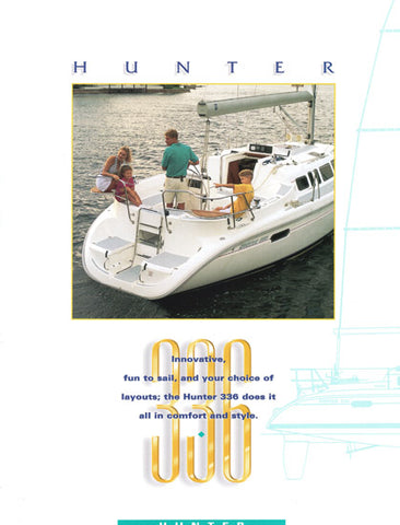 Hunter 336 Brochure