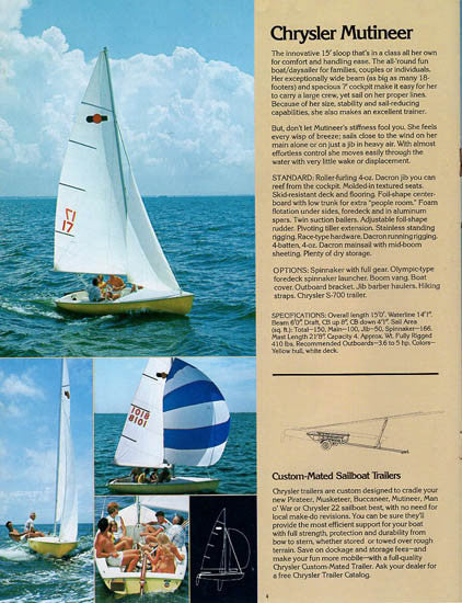 Chrysler 1976 Sailboat Brochure