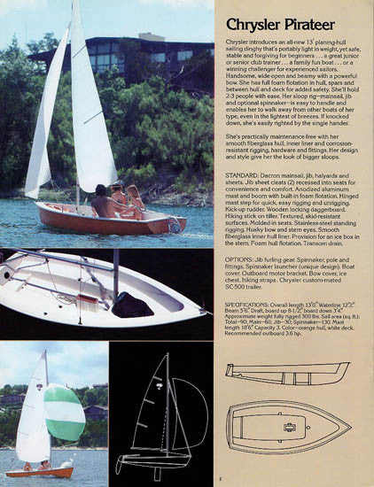 Chrysler 1976 Sailboat Brochure