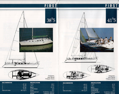Beneteau 1991 Sail Poster Brochure