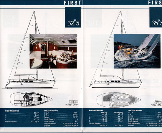 Beneteau 1991 Sail Poster Brochure