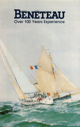 Beneteau 1991 Sail Brochure / Fold Out Poster