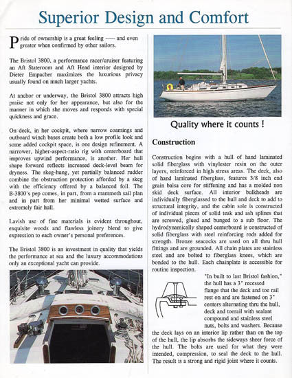 Bristol 3800 Brochure