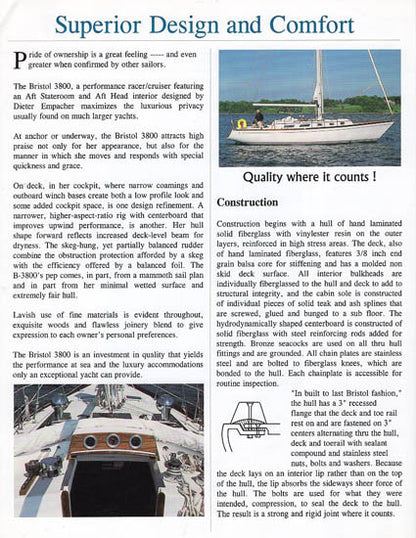Bristol 3800 Brochure