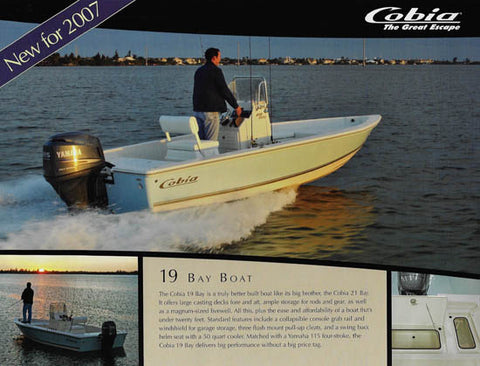 Cobia 19 Bay Boat Brochure