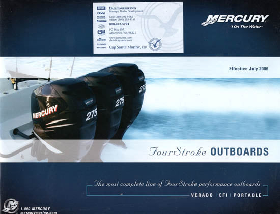 Mercury 2007 Outboard Brochure – SailInfo I Boatbrochure.com