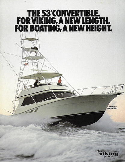 Viking 53 Convertible Brochure