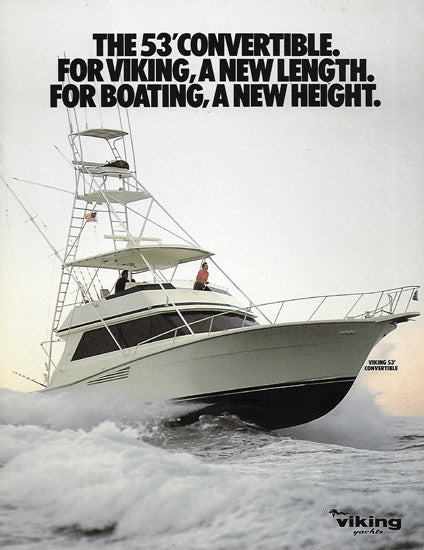 Viking 53 Convertible Brochure