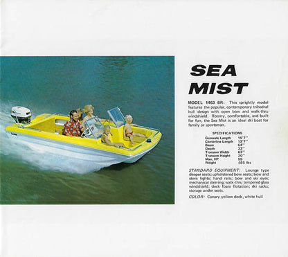 Sea Sprite 1970s Brochure