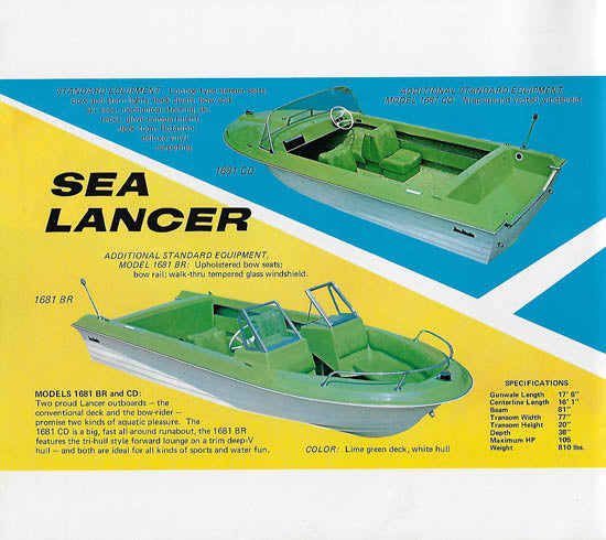Sea Sprite 1970s Brochure