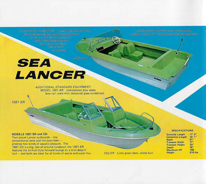 Sea Sprite 1970s Brochure