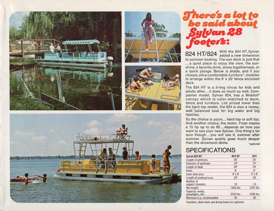 Sylvan 1975 Pontoon & Space Ship Brochure